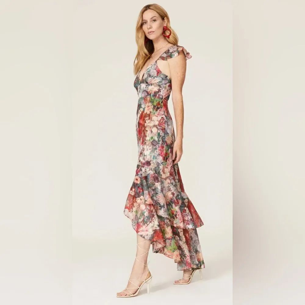COPY - Hutch Coley Floral Dress Gown Size 6 - Picture 4 of 10